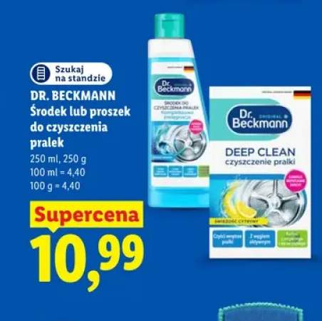 Środek do czyszczenia pralek Dr. Beckmann +1 wariant