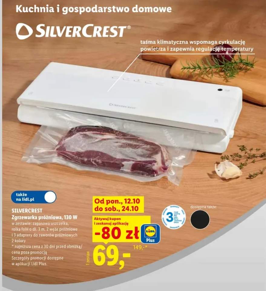 Zgrzewarka próżniowa Silvercrest