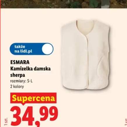 Kamizelka damska sherpa Esmara