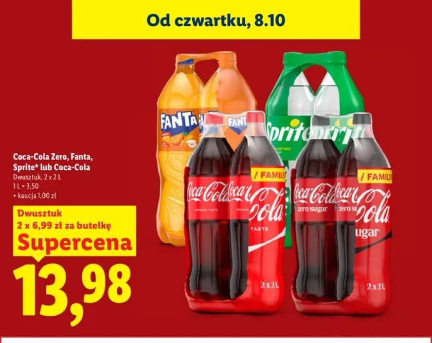 Napój gazowany Coca-Cola Zero 2-pak +3 warianty