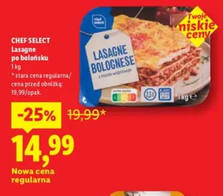 Lasagne po bolońsku Chef Select