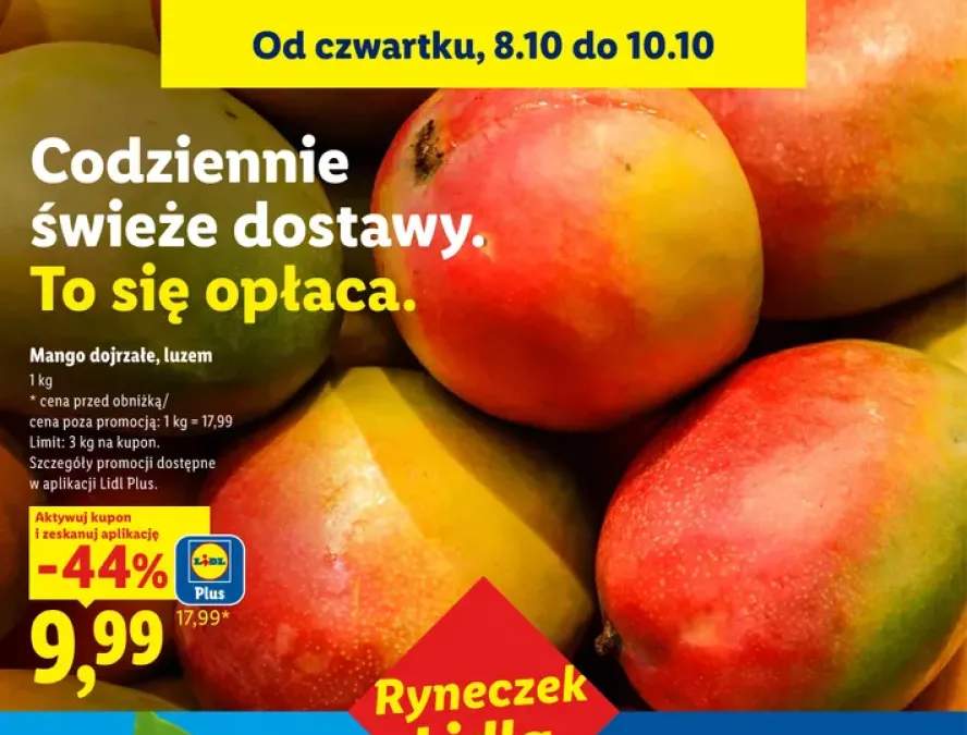 Mango dojrzałe Ryneczek Lidla