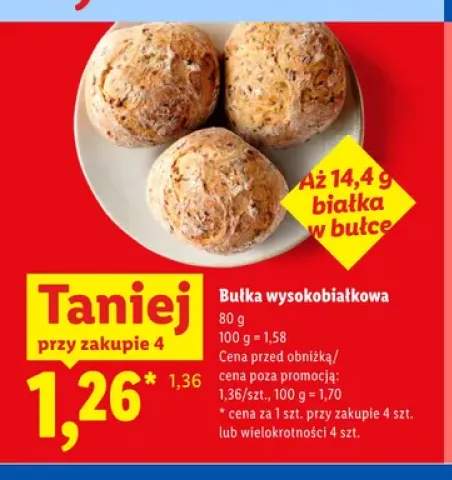 Bułka wysokobiałkowa