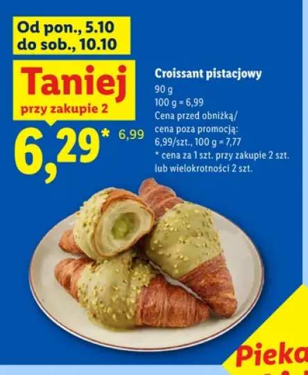 Croissant pistacjowy