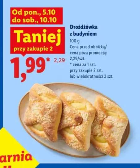 Drożdżówka z budyniem