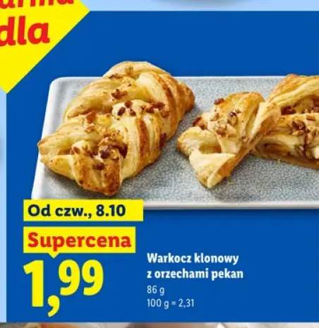 Warkocz klonowy z orzechami pekan