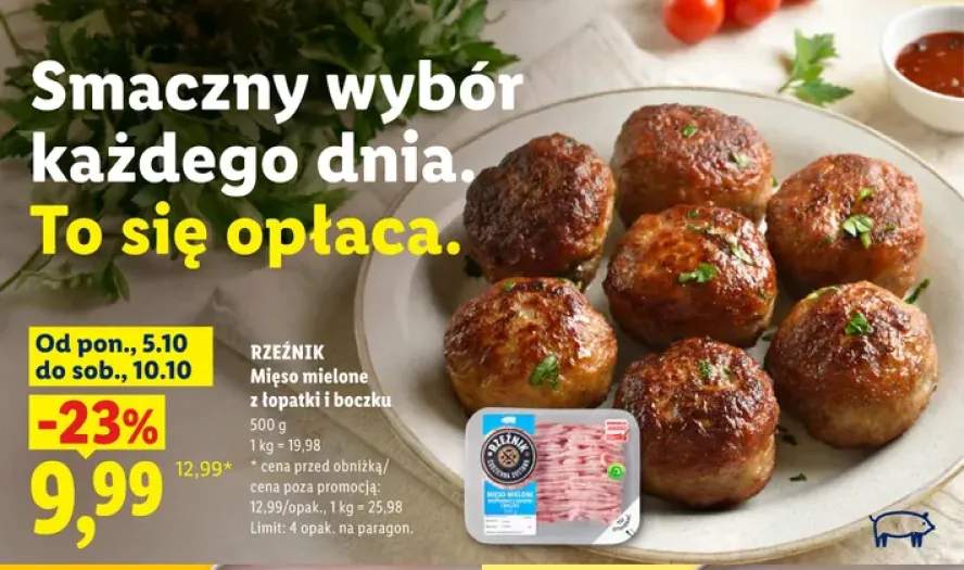 Mięso mielone z łopatki i boczku Rzeźnik