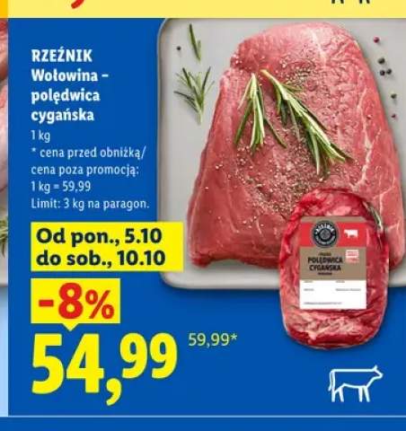 Wołowina polędwica cygańska Rzeźnik