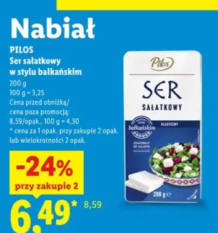 Ser sałatkowy w stylu bałkańskim Pilos