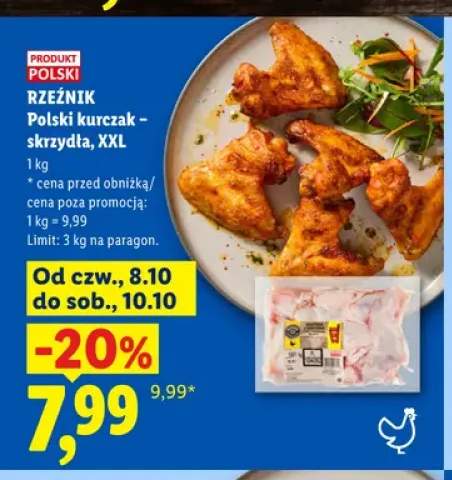Polski kurczak - skrzydła XXL Rzeźnik