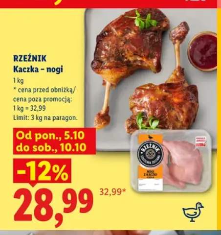 Kaczka nogi Rzeźnik