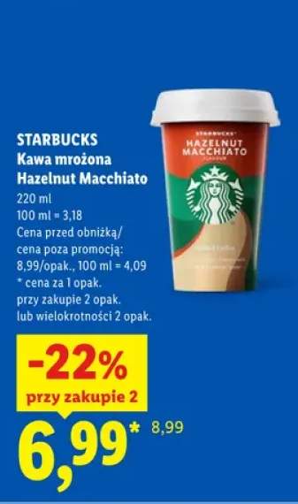 Kawa mrożona Hazelnut Macchiato Starbucks