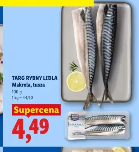Makrela tusza Targ Rybny Lidla