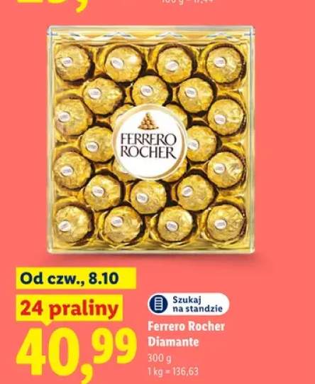 Praliny Ferrero Rocher Diamante