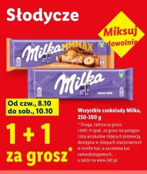 Czekolady Milka +2 warianty