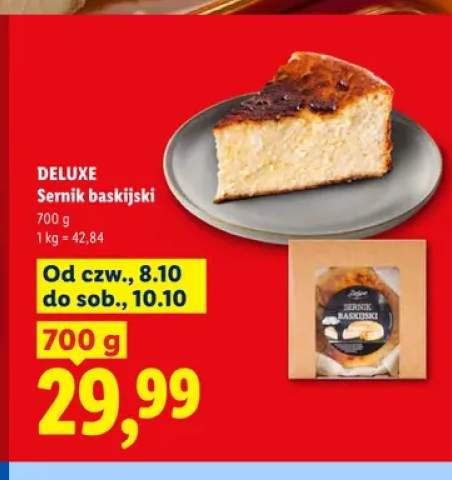 Sernik baskijski Deluxe