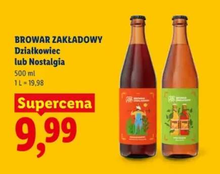 Piwo Browar Zakładowy Działkowiec +1 wariant