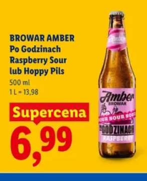 Piwo Browar Amber Po Godzinach Raspberry Sour +1 wariant