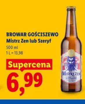 Piwo Browar Gościszewo Mistrz Zen +1 wariant