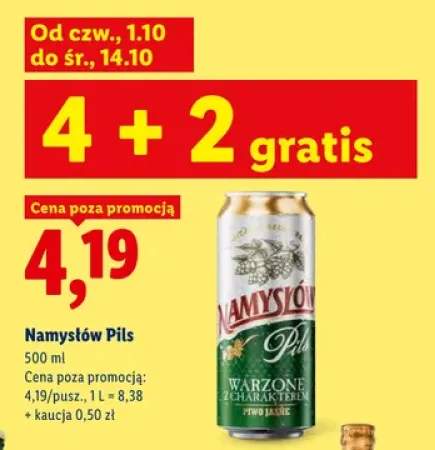 Piwo Namysłów Pils