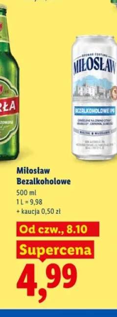 Piwo bezalkoholowe Miłosław