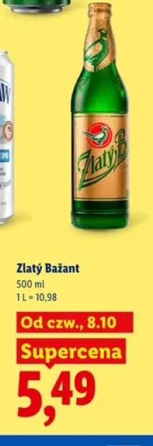 Piwo Zlatý Bažant