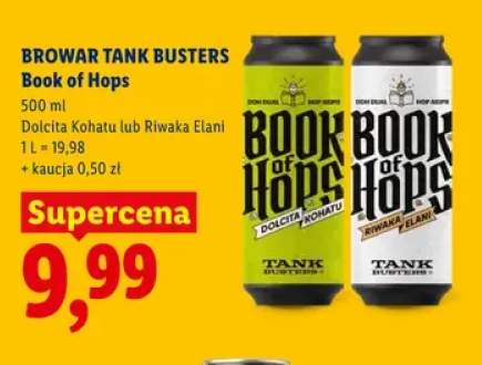 Piwo Browar Tank Busters Book of Hops Dolcita Kohatu +1 wariant