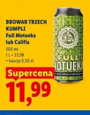 Piwo Browar Trzech Kumpli Full Motueka +1 wariant