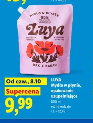 Mydło w płynie opakowanie uzupełniające Luya