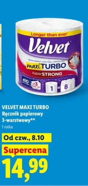 Ręcznik papierowy 3-warstwowy Maxi Turbo Velvet