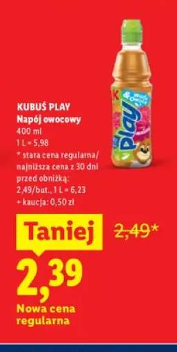Napój owocowy Kubuś Play