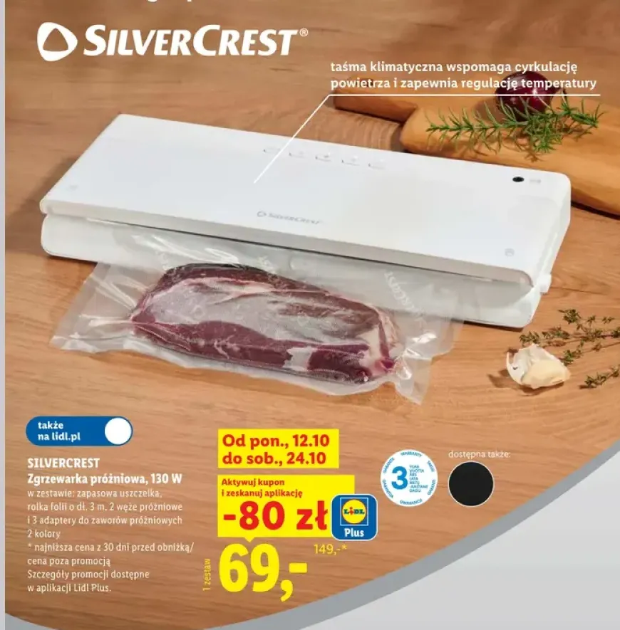 Zgrzewarka próżniowa Silvercrest