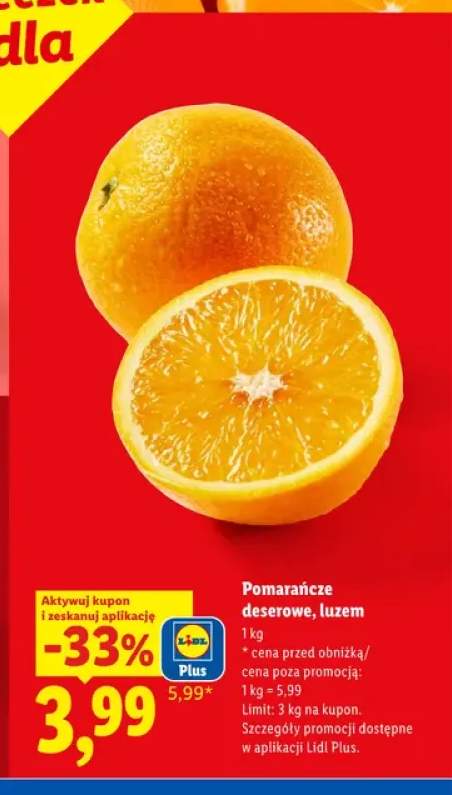 Pomarańcze deserowe