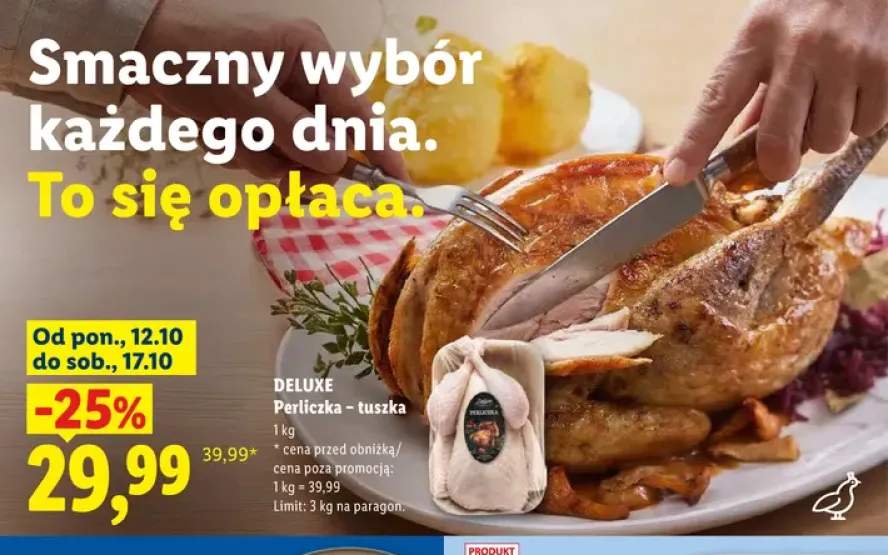 Perliczka tuszka Deluxe