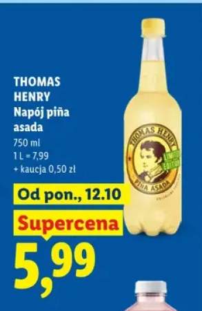 Napój piña asada Thomas Henry
