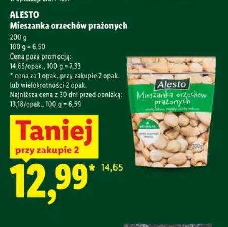 Mieszanka orzechów prażonych Alesto