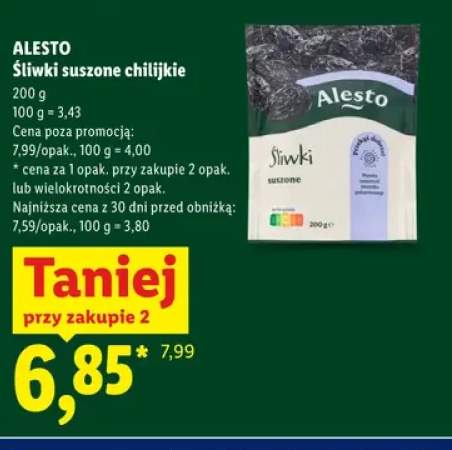 Śliwki suszone chilijskie Alesto