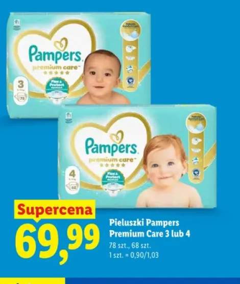 Pieluszki Pampers Premium Care 3 +1 wariant