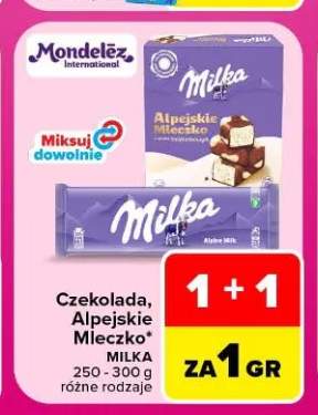 Alpejskie Mleczko Milka +1 wariant