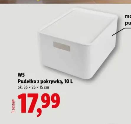 Pudełko z pokrywką 10 l W5