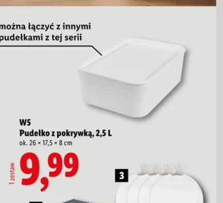 Pudełko z pokrywką 2,5 l W5