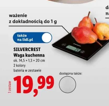Waga kuchenna Silvercrest