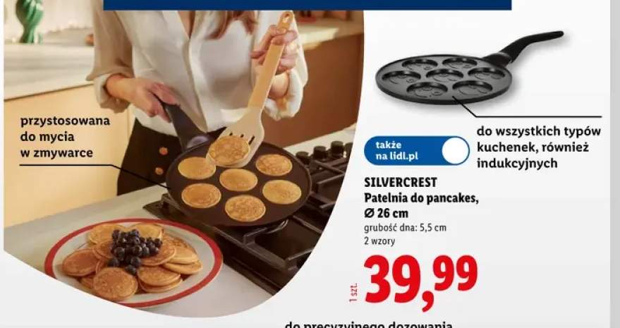 Patelnia do pancakes Silvercrest