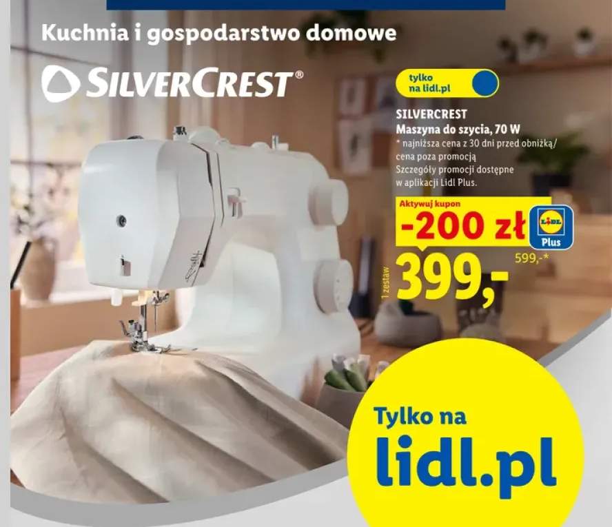 Maszyna do szycia Silvercrest