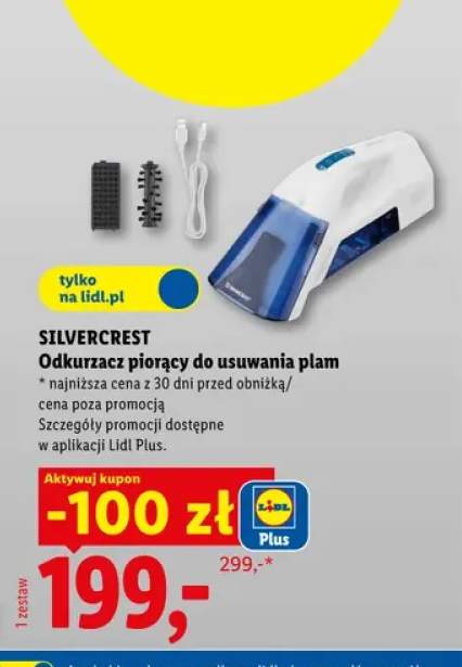 Odkurzacz piorący do usuwania plam Silvercrest