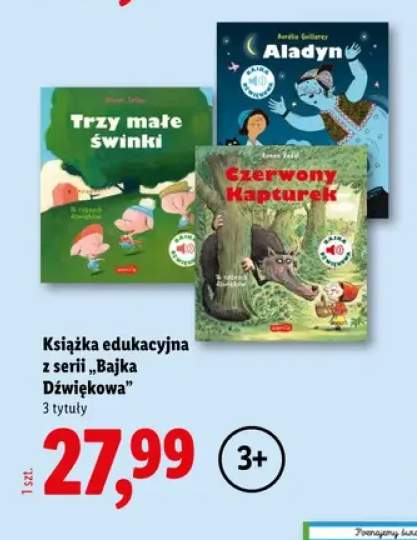Książka edukacyjna z serii Bajka Dźwiękowa