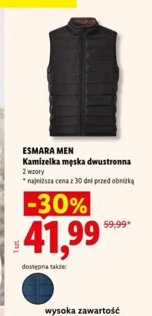 Kamizelka męska dwustronna