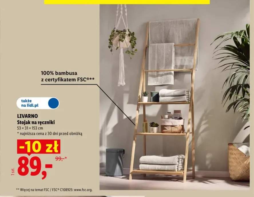 Stojak na ręczniki Livarno