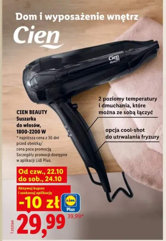Suszarka do włosów Cien Beauty