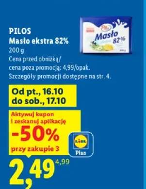 Masło ekstra Pilos 82%